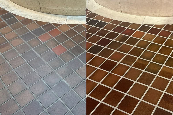 Demo-BA-Tile-Results-1 Before unclean tile - after clean tile