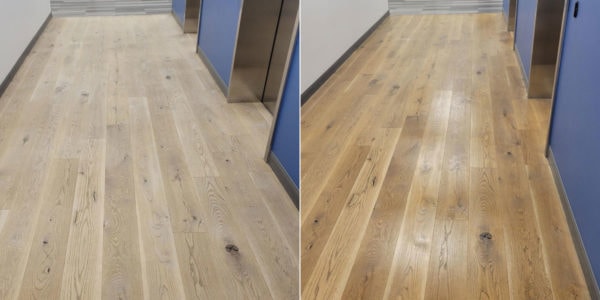 before after wood flooring restoration