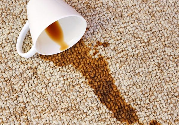remove coffee stain on office carpet