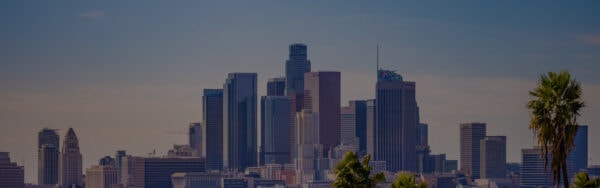 Los Angeles LA California skyline