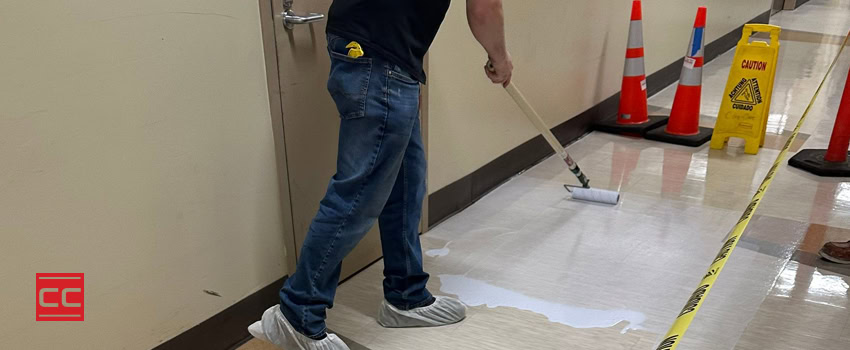 science-of-commercial-floor-restoration CareTeam sealing vinyl flooring